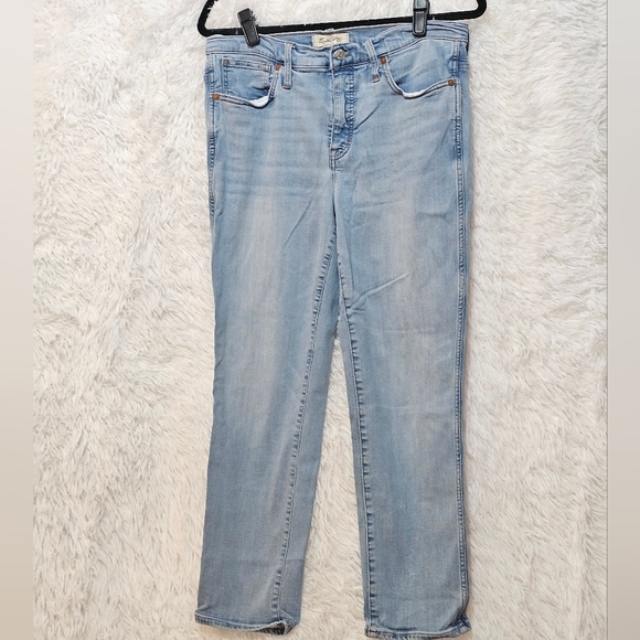 Madewell Denim - Madewell Women's Mid Rise Stovepipe Sky Blue Skinny Jeans Size 30/10